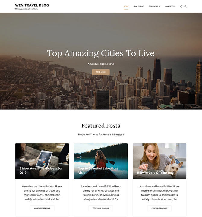 How to Design Your Travel Blog Template